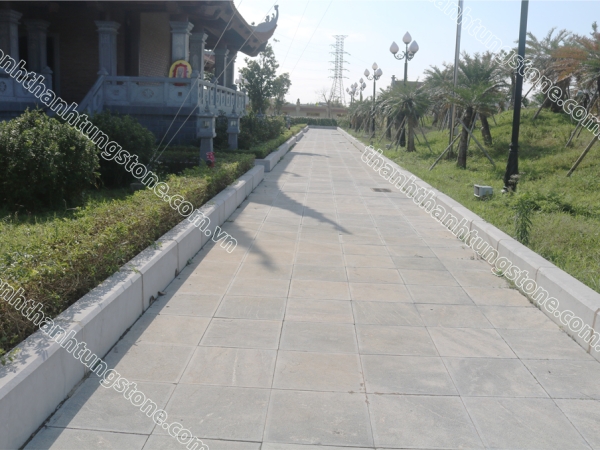Đá ghi sáng băm cà viền – Mộc mạc, tinh tế cho sân vườn và ngoại thất